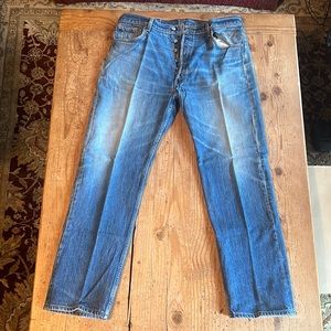 Levi’s 501xx distressed